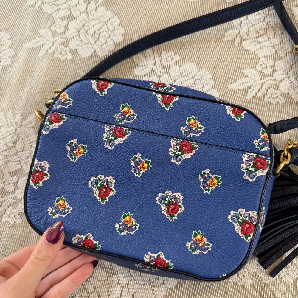 Tory Burch Floral Crossbody Camera Bag